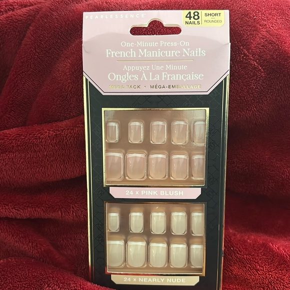 Pearl essence So Natural French manicure tips Press On Nails 48 NWT - Picture 2 of 8